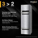 Whirlpool 300 L Frost Free Triple-Door Refrigerator | Zeolite Technology | Microblock Technology [FP 353D PROTTON ROY ALPHA STEEL (N)