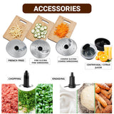 INALSA food processor for kitchen with Mixer Grinder Juicer|1200 Watt Copper Motor|3 Jars|2.5 L Processing Jar|Chopping & Kneading Blade|Centrifugal/Citrus Juicer|Shredding|Slicing-INOX 1200