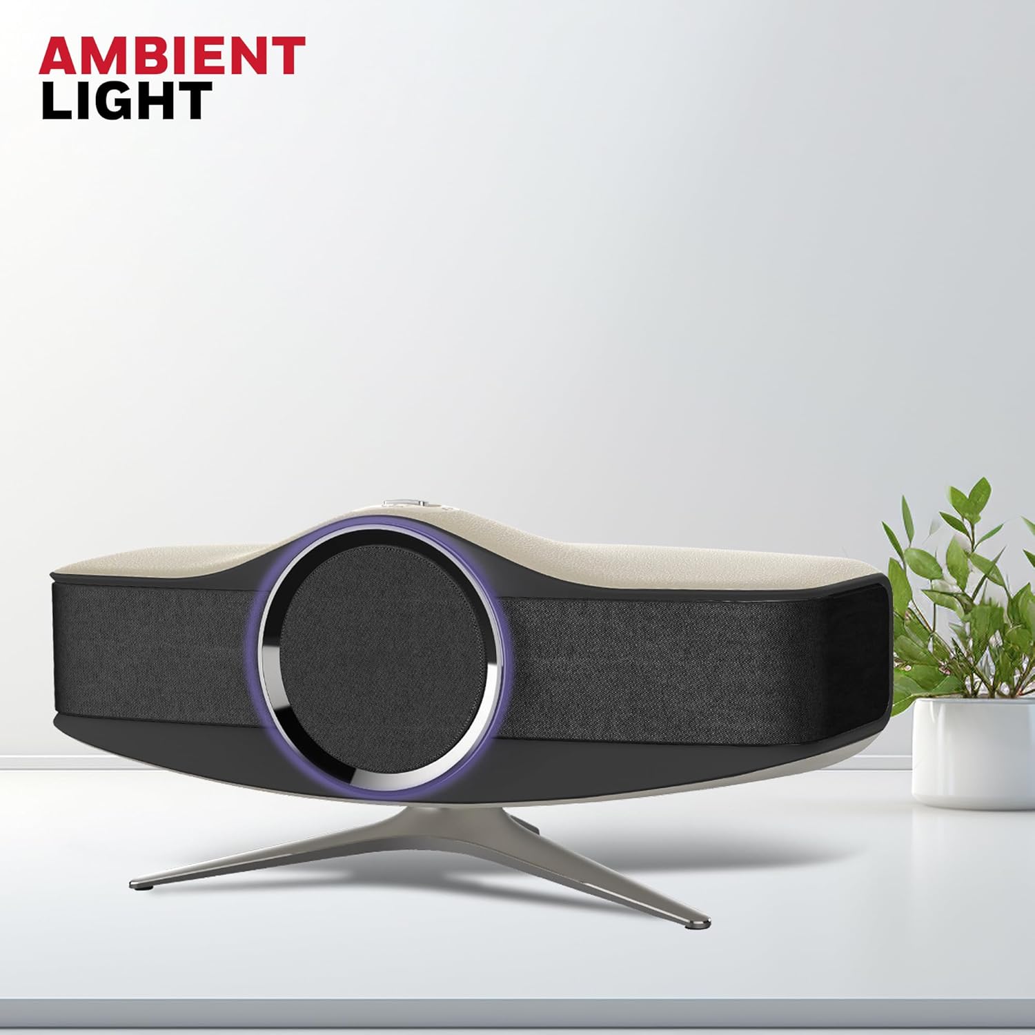 Honeywell New Launched Aviator Hi-Fi Speaker, 240W, 1MBPS+ Audio codec, TypeC & Lightning Dongle, Ambient Light, Deep Bass, Bluetooth V5.3-30m, 5 Amplification Channel, 3 Independent Sound Cavities