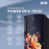 IFB Smart Choice 197L 5 Star Direct-Cool Single Door Refrigerator with Advanced Inverter Compressor (IFBDC-2235DBMED,Mystic Blossom Blue) Extraordinary Storage with Humidity Controller, Base drawer