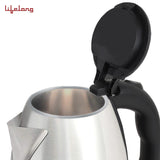 Lifelong LLEK15 Electric Kettle 1.5L with Stainless Steel Body, Easy and Fast Boiling of Water for Instant Noodles, Soup, Tea etc. ,(Silver)