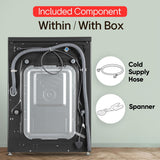 LG 8 Kg, 5 Star, Wi-Fi, Direct Drive Technology, Steam Wash, 6 Motion DD, Fully-Automatic Front Load Washing Machine (FHB1208Z4M, Allergy Care, In-Built Heater, Touch Panel, Middle Black)