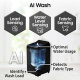 Samsung 8 Kg, 5 Star, AI Wash, Ecobubble, AI Energy Mode, AI VRT+, Super Speed, Soft Closing Door, Wi-Fi, Digital Inverter, Fully-Automatic Top Load Washing Machine (WA80F08S2LTL, Lavender Gray)