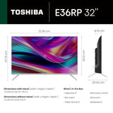 Toshiba 80 cm (32 inches) E36RP Series HD Ready Smart QLED Google TV 32E36RP