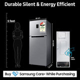 SAMSUNG 301 L Frost Free Double Door 3 Star Convertible Refrigerator with Digital Inverter, Convertible 5-in-1 and Display(Dents and Scratches)