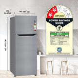 LG 288 L 2 Star Smart Inverter Frost-Free Double Door Refrigerator (GL-S322SPZY, Shiny Steel)
