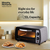 Morphy Richards 10BL Otg Oven For Kitchen, Cooking Range With Oven And Grill For Baking, Tandoor, Manual, 800 Watts, 10L