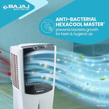 BAJAJ 95 L Desert Air Cooler (White, Black, Shield Series Mighty 95)