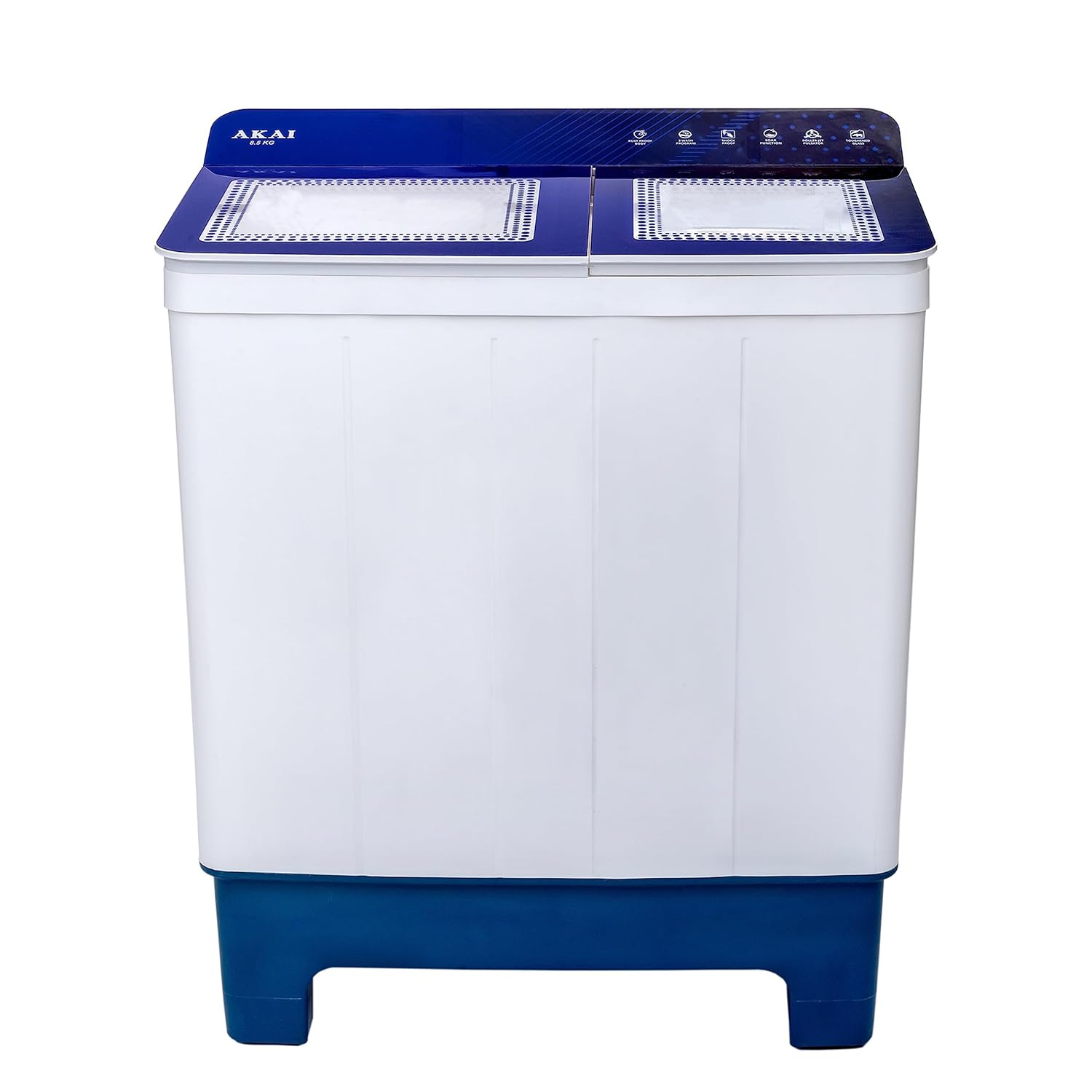 Akai 12.5KG Top Load Black Semi-Automatic Washing Machine( AKSA-125DRTG)