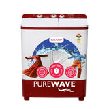 SHARP 7 kg, 5 star with E-Spin Pulsator,Semi-Automatic Top Loading Washing Machine, 1300 RPM (ES-SD70NB-FR, Ruby Red, Pure Wave)