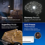 Voltas 1.5 ton 3 Star, Inverter Split AC (Copper, 4-in-1 Adjustable Mode, Anti-dust Filter, 183V Vectra CAW, White)