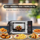 Godrej 23 L Convection Microwave Oven With Stainless Steel Cavity, Digital Display and 205 Instacook Receipes (GME 523 CF1 RM, Floral Black)