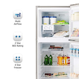 AmazonBasics 411 L 2 star Frost Free Double Door Refrigerator (Multi-airflow system, 2022 Model) (Minor Used)