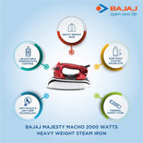 Bajaj Majesty Macho Steam Iron (Steam Iron)