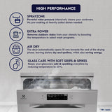 Electrolux 15 Place Settings Dishwasher Machine for Home, Fully Automatic with AirDry, Stainless Steel, UltimateCare 700, ESZ69300SX