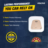 Voltas 10 L Storage Water Geyser (Magna 10L, White) 105SPBWT