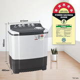 LG 7 Kg 5 Star Wind Jet Dry Semi-Automatic Top Loading Washing Machine (P7010NGAZ)