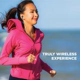 JBL T205BT Wireless Bluetooth in Ear Neckband Headphones with Mic (Black)