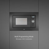 Kaff KMW 5PJ Builtin Microwave Oven for Kitchen 20 Litre with Child Lock Digital Clock & Time Display Microwave Grill Defrost & Combination Programming Mode Black