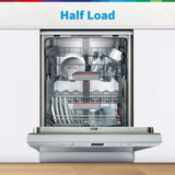 Bosch 13 Place Setting Dishwasher with Intensive Kadhai Program, No Pre-Rinse, 70? Hot water wash, Half Load Option & Extra Cutlery Box - (SMS66GI01I, Silver, Glass Protection Technology)