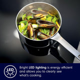 Electrolux 90cm T-Box Chimney for up to 210 sqft Kitchen, UltimateTaste 500, Black, ECT9623B