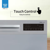 Voltas beko 8 Place Settings Table Top Dishwasher (2020/2021, DT8S, Silver, Inbuilt Heater)