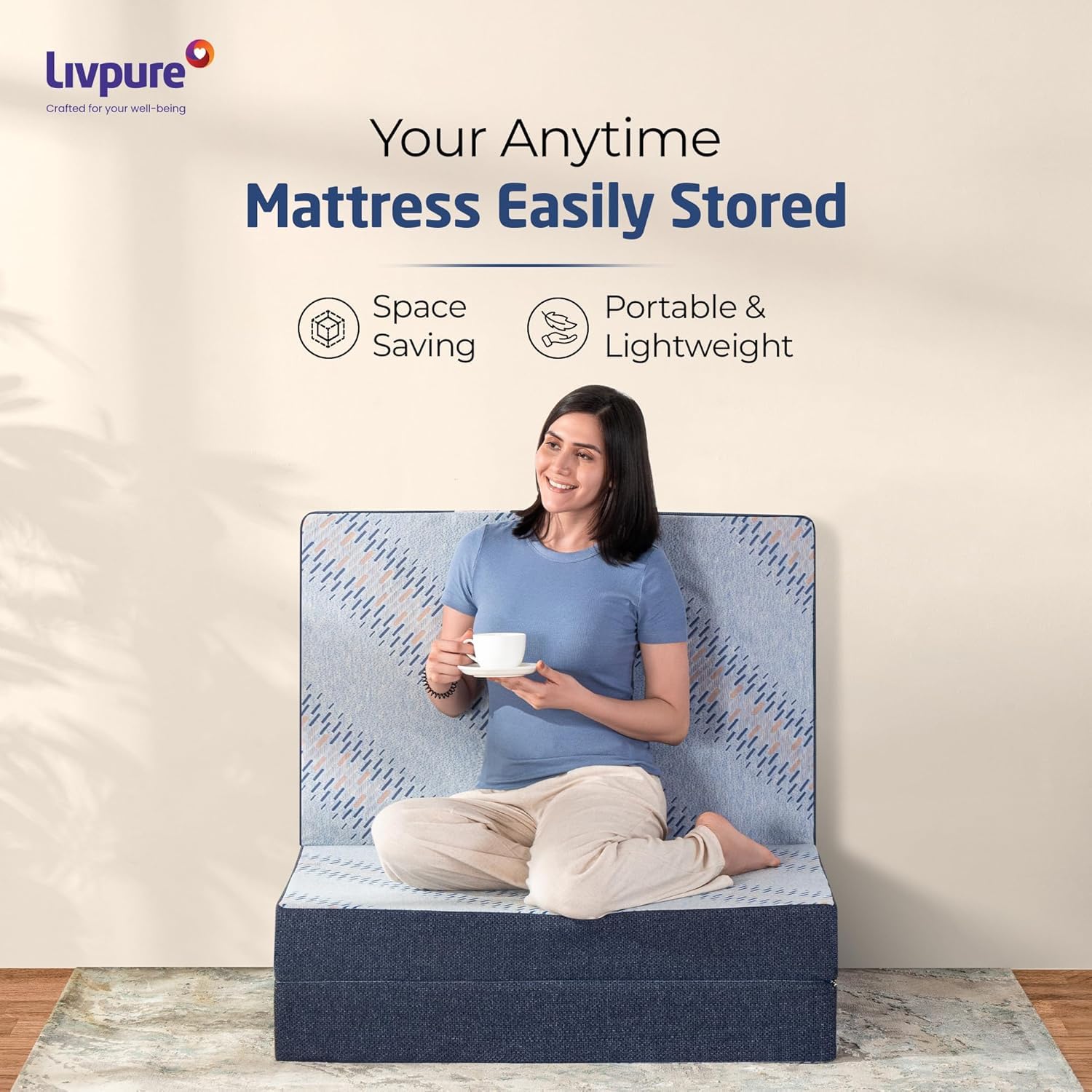 Livpure Mattress Comfort Foam Mattress Single: 36x72x4 LSH-MAT-RE-CF4-111