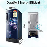Samsung 183 L, 5 Star, Digital Inverter, Direct-Cool Single Door Refrigerator (RR20D2825HV/NL )