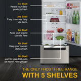 Whirlpool 235 L(253D) Frost Free Triple-Door 5 Star Refrigerator(Fp 253D Protton Roy Artemis Steel(Z) Double Door Refrigerator Space, 2024 Model)