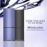 Haier 237 L, 3 Star, 8 In 1 Convertible, Twin Inverter Technology, Bottom Mounted Frost Free Double Door Refrigerator (HEB-243GB-P, GE Black)