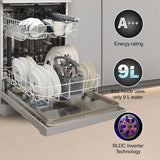 Godrej Eon Dishwasher |12 place setting|Anti-Germ CrystaLight powered by UV Technology|Extra Hygiene function|Perfect for Indian Kitchen|A+++ Energy rating |DWF EON VES 12B UI STSL- Satin Silver