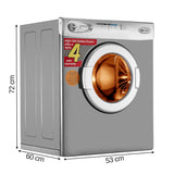 IFB 5.5 Kg with 99.9% Dry Clothes Dryer with In-built Heater Silver (TURBODRY EX)