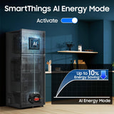 Samsung 256 L, 3 Star, Bespoke AI, Convertible, Digital Inverter Frost Free Double Door Refrigerator (RT80H30U3THL, Silver, Refined Inox, 2026 Model)