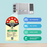 Blue Star 1.5 Ton 5 Star Inverter Window AC ( WIE518L, White)