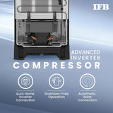 IFB Smart Choice 197L 5 Star Direct-Cool Single Door Refrigerator with Advanced Inverter Compressor (IFBDC-2235DBMED,Mystic Blossom Blue) Extraordinary Storage with Humidity Controller, Base drawer