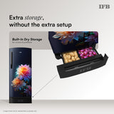 IFB 187L 5 Star Advanced Inverter Direct-Cool Single Door Refrigerator with 30 Hrs Cooling Retention, Big Vegetable Box & Base Stand (2026, IFBDC-213EYBNED, Divine Bliss Blue)