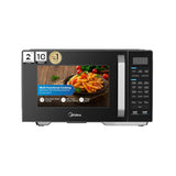 Midea 28 L Convection Microwave oven with Air Fry & Grill (MMOP03XA-ECSEBK) | 326 Auto cook menu | 900W | Child Lock