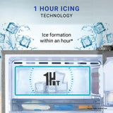 Haier 190 L, 4 Star, Direct Cool Single Door Refrigerator (HED-204DS-P, Dazzle Steel)