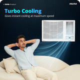 Voltas 1.5 ton 2 Star Fixed Speed Window AC (2026 Model,Copper, Anti Dust Filter, 2-way Swing, Memory Restart, Sleep Mode (182FS PRISM, White)