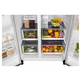 LG 630 L 3 Star Frost Free Smart Inverter Wi-Fi Double Door Side by Side Refrigerator (GL-L257CPZ3, Shiny Steel, Convertible, Door Cooling, Multi Air Flow | With Water & Ice Dispenser)
