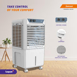 Livpure Zencool Personal Air Cooler- 45L with High Air Delivery, Motor with Thermal Overload Protection, Anti-Bacterial Honeycomb Pads | Inverter Compatibility| 2 year Motor Warranty by Livpure