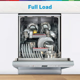 Bosch 13 Place Setting Dishwasher with Intensive Kadhai Program, No Pre-Rinse, 70? Hot water wash, Half Load Option & Extra Cutlery Box - (SMS66GI01I, Silver, Glass Protection Technology)