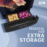 IFB Smart Choice 197L 5 Star Direct-Cool Single Door Refrigerator with Advanced Inverter Compressor (IFBDC-2235DBMED,Mystic Blossom Blue) Extraordinary Storage with Humidity Controller, Base drawer