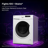 Godrej 7 Kg 5 Star, AI Powered, FabriSafe Drum, 65% Water Saving, Fully Automatic Front Load Washing Machine (WFEON CRS 7010 5.0 FKEDM GLWH, Glacial White)