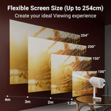 Zebronics Android 13 Smart LED Projector, 1080p Support, 2800 Lumens, 100" Screen Size, 90° Tiltable, Auto Keystone, OTT Apps (Netflix, Prime, Hotstar), BT v5.0, HDMI, Miracast, WiFi (PixaPlay 30)