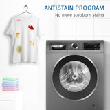 Bosch 10.5/6 KG Inverter Fully Automatic Front Load Washer Dryer (2023 Model, WNA2E4U1IN, 1400 RPM, 14 Wash Programs, LED touch display, Wash & Dry in 60 Mins, Cast Iron Grey)