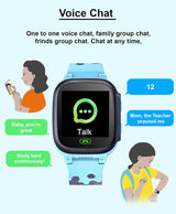 SMITCH Kids' Affordable Smartwatch with Camera, 2G Calling, Location Track, Games - Perfect for Girls and Boys (Blue)