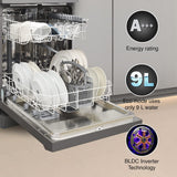 Godrej Eon Dishwasher |12 place setting | Anti-Germ CrystaLight powered by UV Technology | Extra Hygiene Function| Perfect for Indian Kitchen| A+++ Energy rating | DWF EON VES 12B UTI GPGR