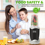 INALSA Blender Mixer Grinder|5 Jar & 600W Copper Motor| Blenders for Smoothies and Juices| Smoothie MakerBlender NutriBlender 3 Blades Including Froth Blade 2Yr Warranty,Jazz 600