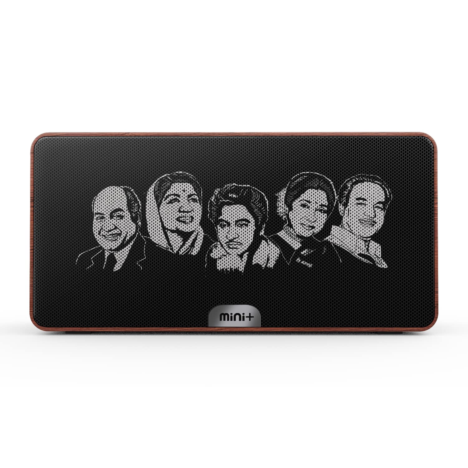 Saregama Carvaan Mini+ (Plus) Portable Music Player with 1000 Preloaded Songs, 10 Watt Speaker, Handsfree Calling, Bluetooth/Fm/Am/Aux (Vintage Brown)